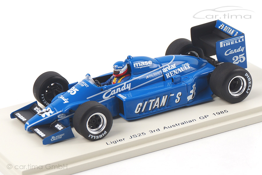 Ligier JS25 GP Australien 1985 Philippe Streiff Spark 1:43 S3974 Ligier JS25 GP Australien 1985 Philippe Streiff Spark 1:43 S3974