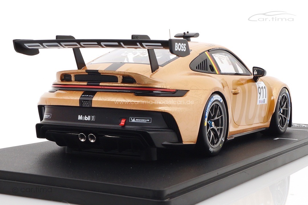 Porsche 911 (992) GT3 Cup Supercup Hungaroring 2023 Timo Glock IXO 1:18 LEGT18-23CUP001