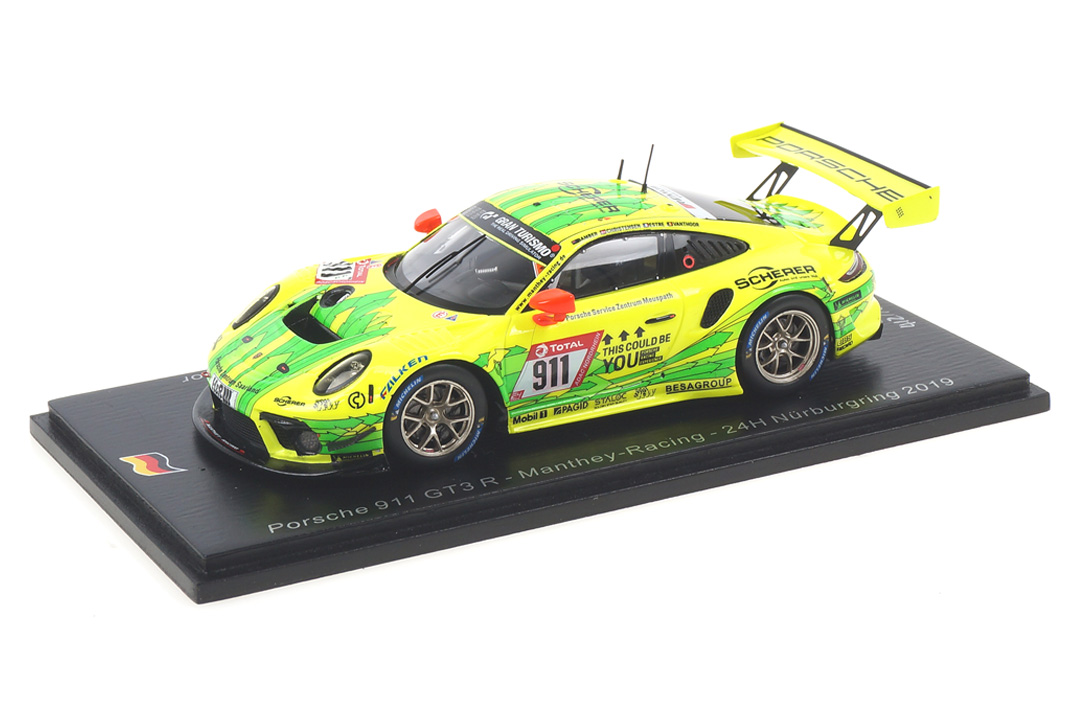 Porsche 911 GT3 R 24h Nürburgring 2019 Bamber/Christensen/Estre Spark 1:43 SG521
