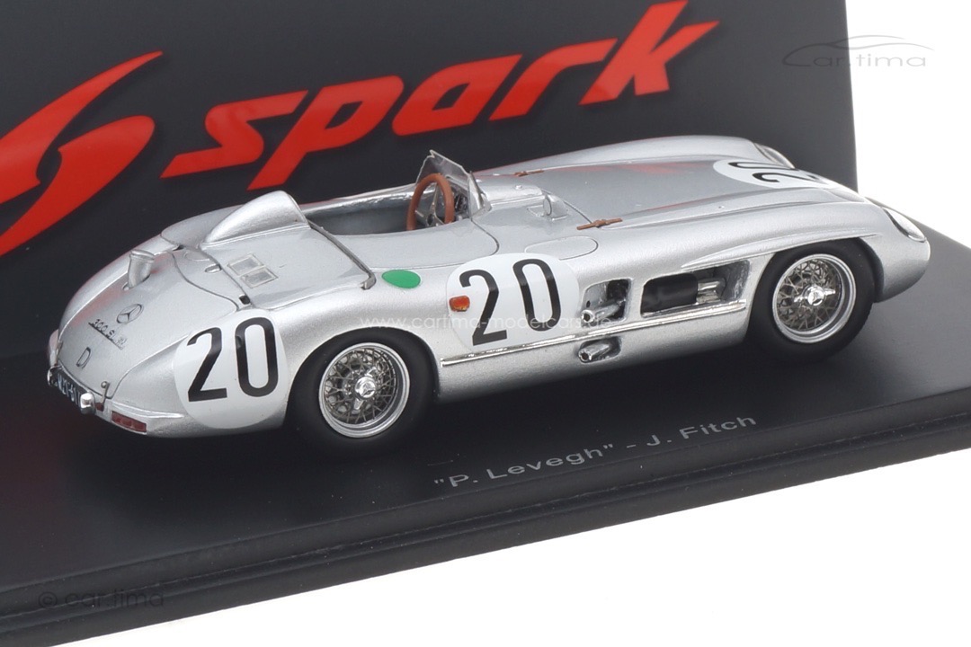Mercedes-Benz 300 SLR 24h Le Mans 1955 Levegh/Fitch Spark 1:43 S4734 Mercedes-Benz 300 SLR 24h Le Mans 1955 Levegh/Fitch Spark 1:43 S4734