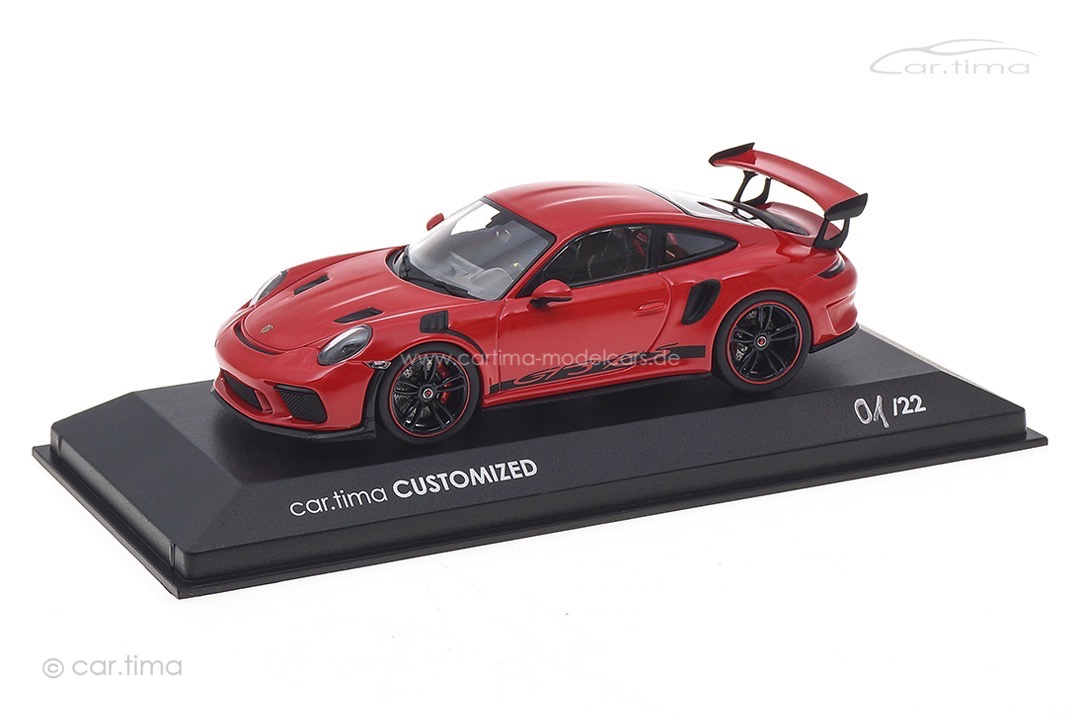 Porsche 911 GT3 RS "Bespoke" mit TECHART Formula IV Race Minichamps car.tima CUSTOMIZED 1:43 Porsche 911 GT3 RS "Bespoke" mit TECHART Formula IV Race Minichamps car.tima CUSTOMIZED 1:43