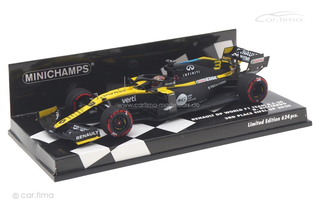 Renault R.S.20 DP World F1 Team Ricciardo Eifel GP 2020 Minichamps 1:43 417200903