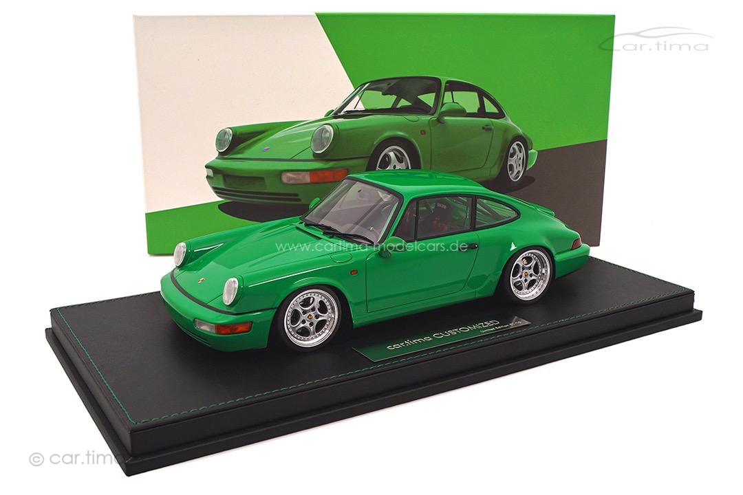 Porsche 911 (964) Carrera RS N/GT Signalgrün Speedline RS Alufelgen car.tima CUSTOMIZED 1:18