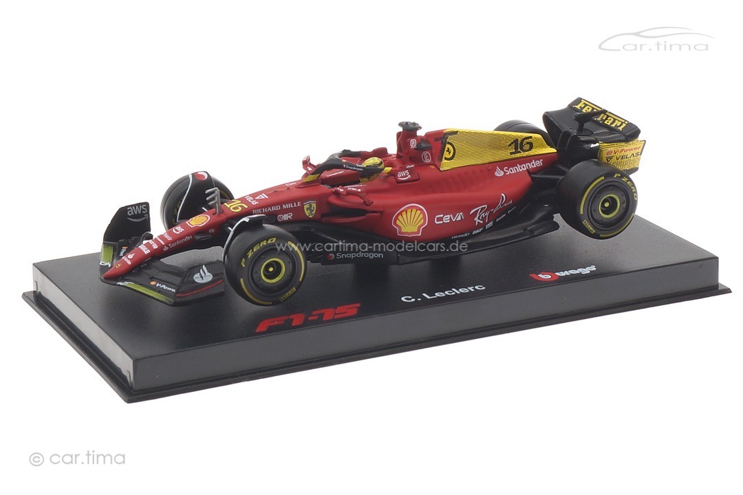 Ferrari F1-75 GP Monza 2022 Charles Leclerc Bburago 1:43 18-36831LE