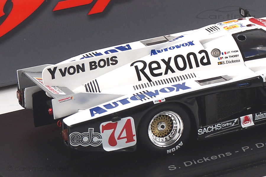 Gebhardt 853 24h Le Mans 1986 Dickens/De Thoisy/Yvon Spark 1:43 S4096 Gebhardt 853 24h Le Mans 1986 Dickens/De Thoisy/Yvon Spark 1:43 S4096