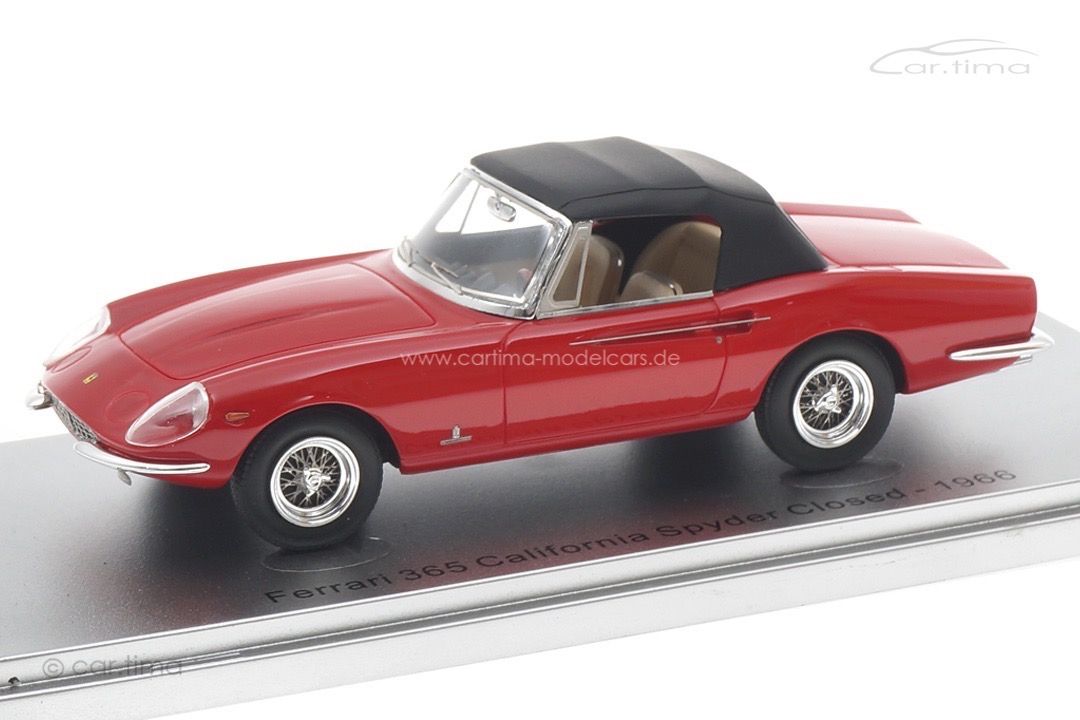 Ferrari 365 California Spyder Closed 1966 rot Kess 1:43 KE43056280 Ferrari 365 California Spyder Closed 1966 rot Kess 1:43 KE43056280
