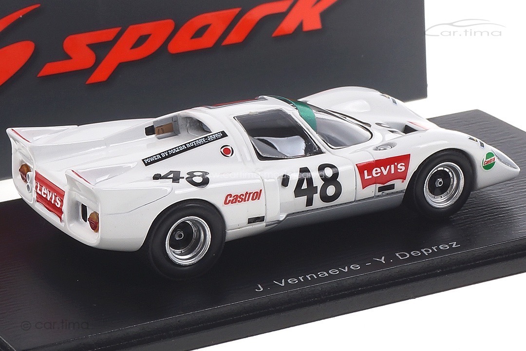 Chevron B16 Mazda 24h Le Mans 1970 Vernaeve/Deprez Spark 1:43 S9400 Chevron B16 Mazda 24h Le Mans 1970 Vernaeve/Deprez Spark 1:43 S9400