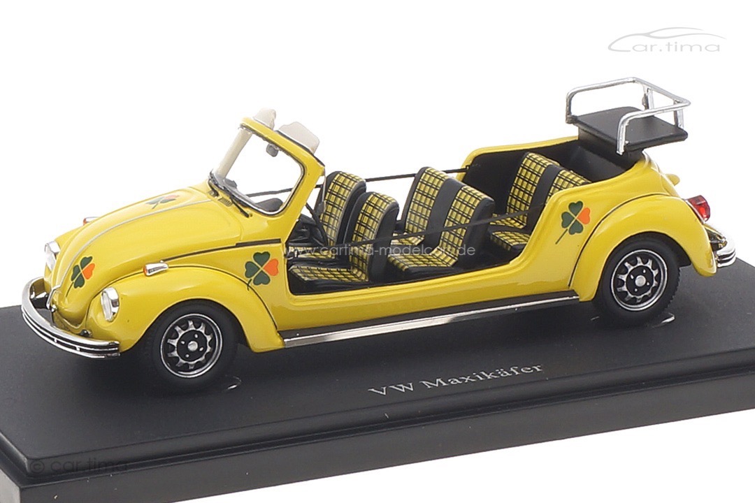 Volkswagen Maxikäfer 1973 gelb autocult 1:43 06051 Volkswagen Maxikäfer 1973 gelb autocult 1:43 06051