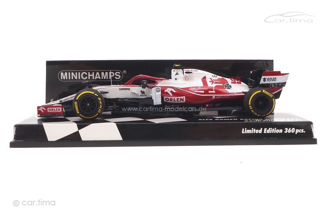 Alfa Romeo Racing C41 GP Bahrain 2021 Antonio Giovinazzi Minichamps 1:43 417210199