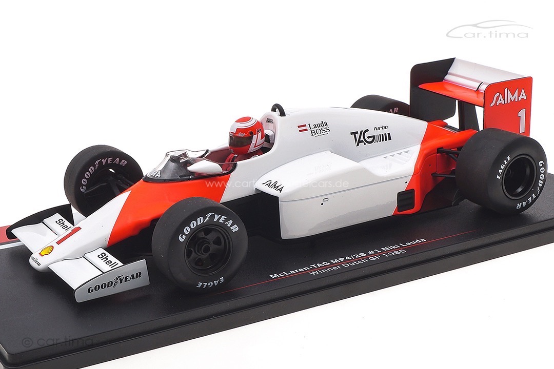 McLaren TAG MP4/2B Winner GP Niederlande 1985 Niki Lauda MCG 1:18 MCG18607F