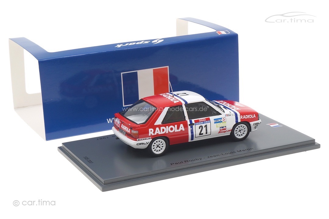 Renault 11 Turbo Tour de Corse 1987 Rouby/Martin Spark 1:43 SF146 Renault 11 Turbo Tour de Corse 1987 Rouby/Martin Spark 1:43 SF146