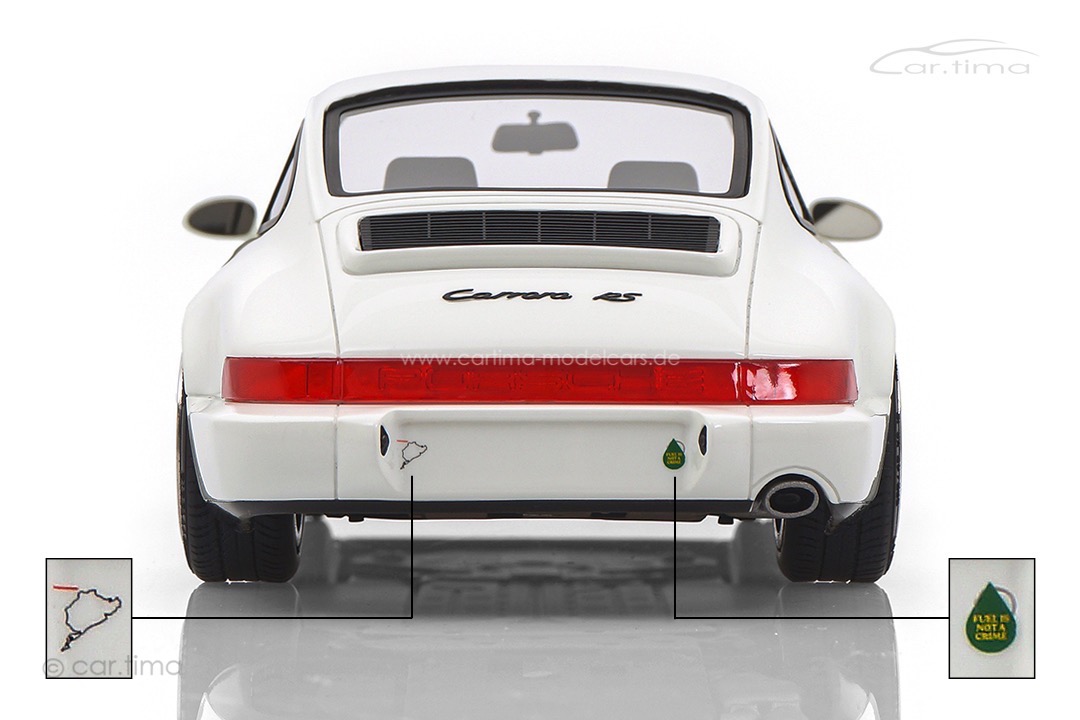 Porsche 911 (964) Carrera RS Grandprix-weiß "Ring-Tool" car.tima 1:18 CAR01825004 Porsche 911 (964) Carrera RS Grandprix-weiß "Ring-Tool" car.tima 1:18 CAR01825004