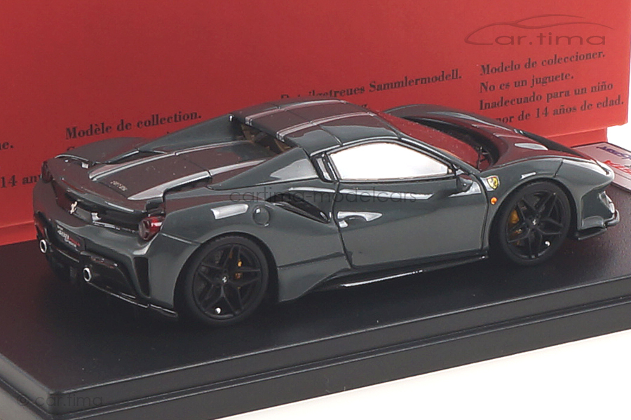 Ferrari 488 Pista Spider Hard Top Grigio Medio/Argento Nürburgring LookSmart 1:43 LS496HTC Ferrari 488 Pista Spider Hard Top Grigio Medio/Argento Nürburgring LookSmart 1:43 LS496HTC