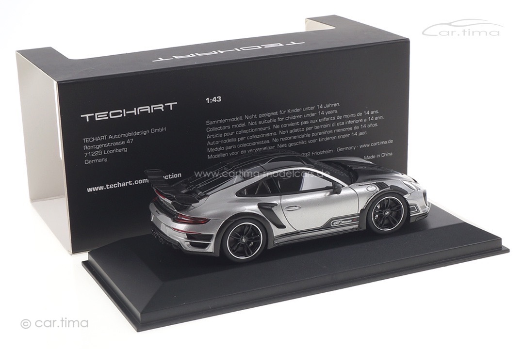 TECHART GTstreet R GT-silber TECHART Collection 1:43 091.992.143.002