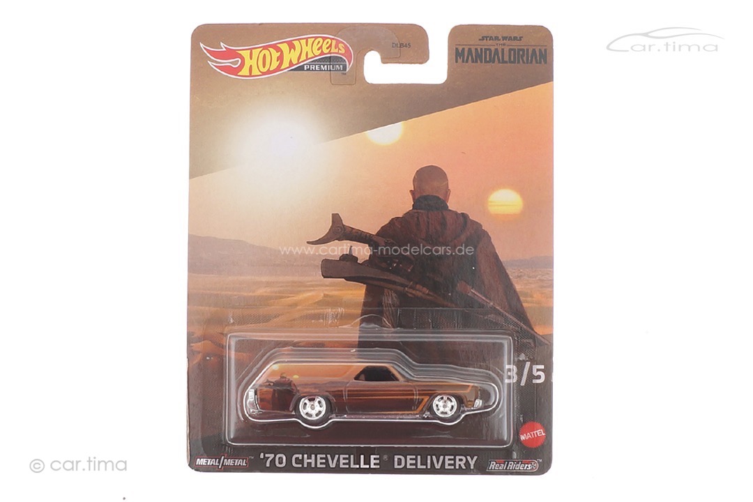 Chevrolet Delivery 1970 Star Wars The Mandalorian 3/5 Real Riders Hot Wheels 1:64 DLB45-HKD04