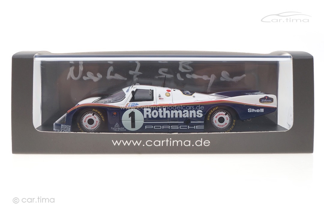Porsche 962 C 24h Le Mans 1985 Originalsignatur Norbert Singer Spark 1:43 CAC04321025 Porsche 962 C 24h Le Mans 1985 Originalsignatur Norbert Singer Spark 1:43 CAC04321025