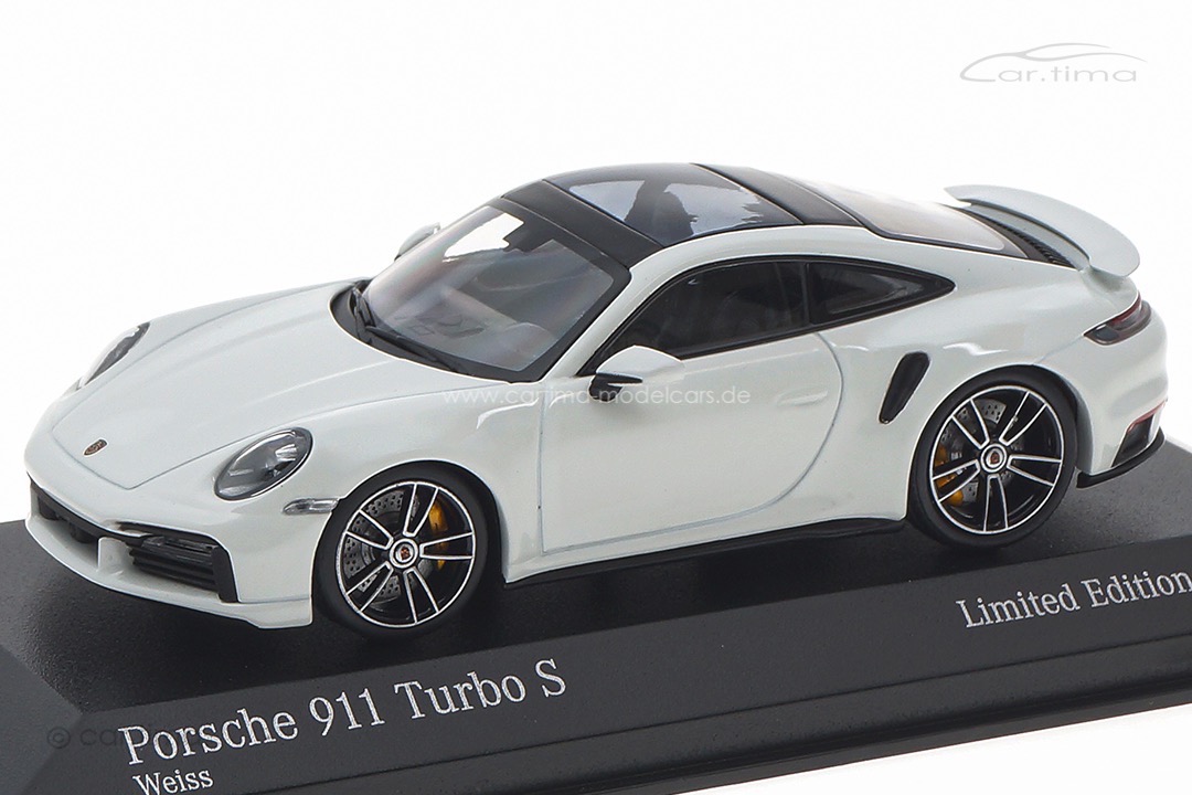 Porsche 911 (992) Turbo S Weiß Minichamps 1:43 413069476