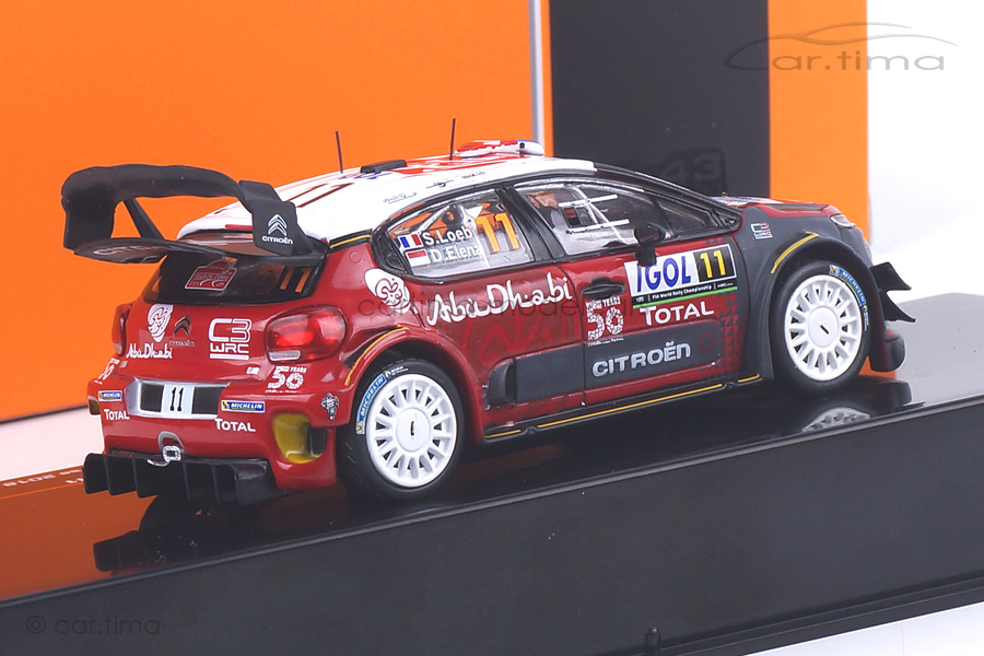 Citroen C3 WRC Rally Tour de Corse 2018 Loeb/Elena IXO Models 1:43 RAM672 Citroen C3 WRC Rally Tour de Corse 2018 Loeb/Elena IXO Models 1:43 RAM672