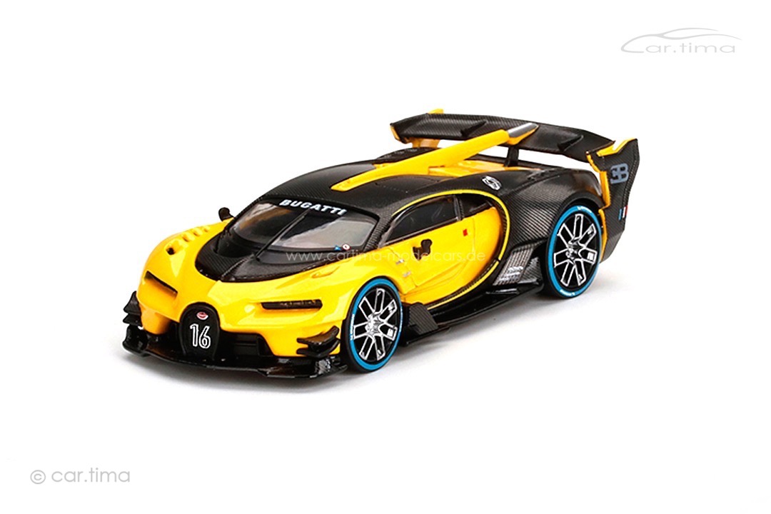 Bugatti Vision Gran Turismo gelb MINI GT 1:64 MGT00317-L