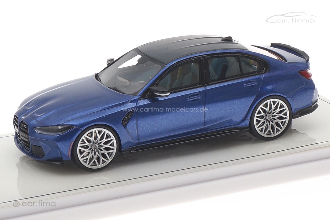 BMW M3 Competition (G80) Portimao Blue met. TSM 1:43 TSM430557