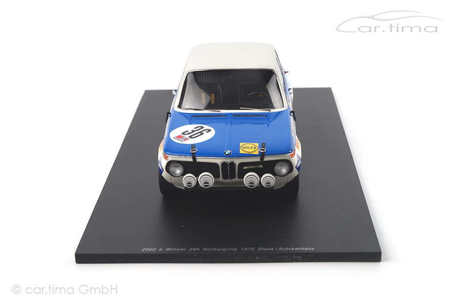 BMW 2002 Ti Winner 24h Nürburgring 1970 Stuck/Schickentanz Spark 1:18 18SG005 BMW 2002 Ti Winner 24h Nürburgring 1970 Stuck/Schickentanz Spark 1:18 18SG005