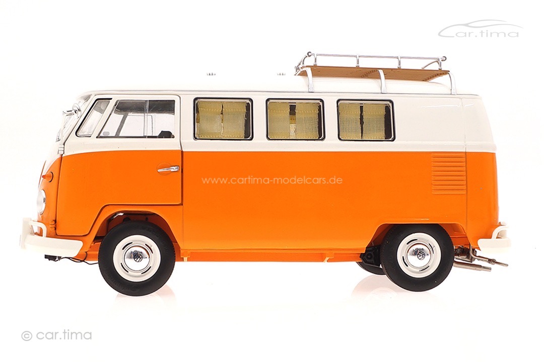 Volkswagen T1 Campingbus weiß/orange Schuco 1:18 450060600