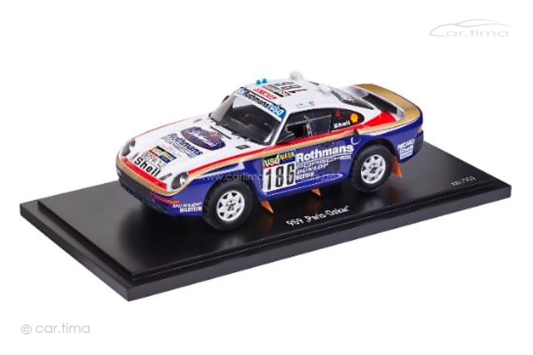 Porsche 959 Rallye Paris-Dakar 1985 Metge/Lemoine Spark 1:18 WAP0219590NRLL