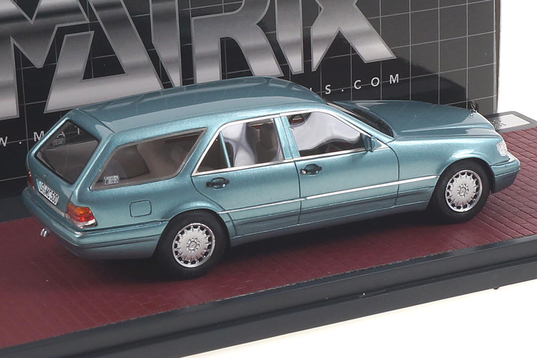 Mercedes-Benz Binz Cadform S140T blau met. Matrix 1:43 MX51302-221