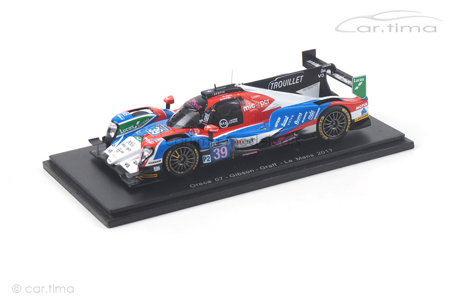 Oreca 07-Gibson 24h Le Mans 2017 Guibbert/Trouillet/Winslow Spark 1:43 S5825 Oreca 07-Gibson 24h Le Mans 2017 Guibbert/Trouillet/Winslow Spark 1:43 S5825