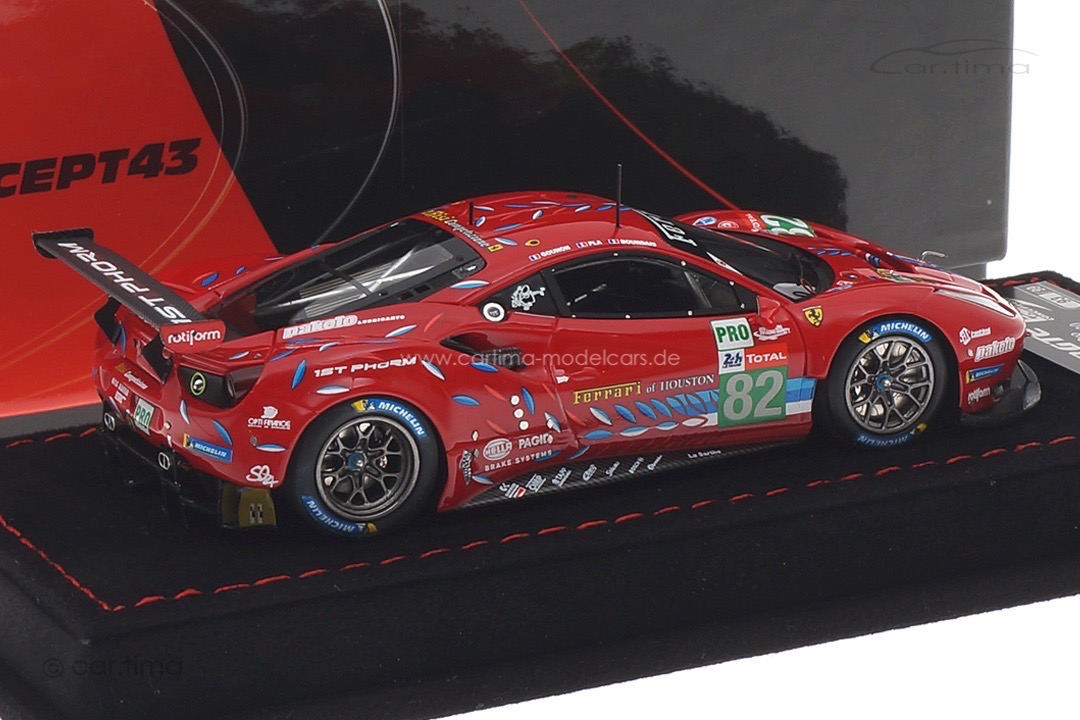 Ferrari 488 GTE Evo 24h Le Mans 2020 Bourdais/Gounon/Pla BBR 1:43 BBRC254 Ferrari 488 GTE Evo 24h Le Mans 2020 Bourdais/Gounon/Pla BBR 1:43 BBRC254