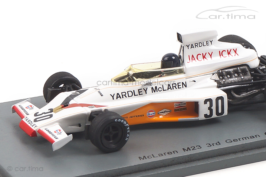 McLaren M23 German GP 1973 Jacky Ickx Spark 1:43 S7145 McLaren M23 German GP 1973 Jacky Ickx Spark 1:43 S7145