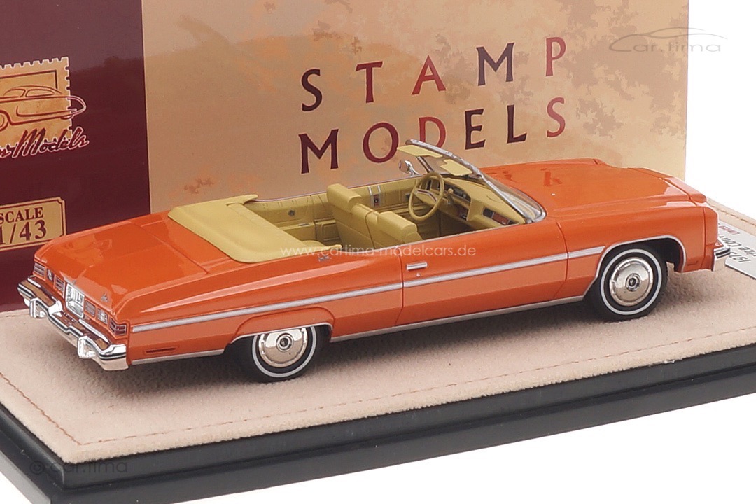 Chevrolet Caprice Convertible open 1975 orange met. Stamp Models 1:43 STM751003 Chevrolet Caprice Convertible open 1975 orange met. Stamp Models 1:43 STM751003