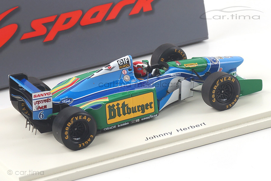 Benetton B194 GP Australien 1994 Johnny Herbert Spark 1:43 S4484 Benetton B194 GP Australien 1994 Johnny Herbert Spark 1:43 S4484