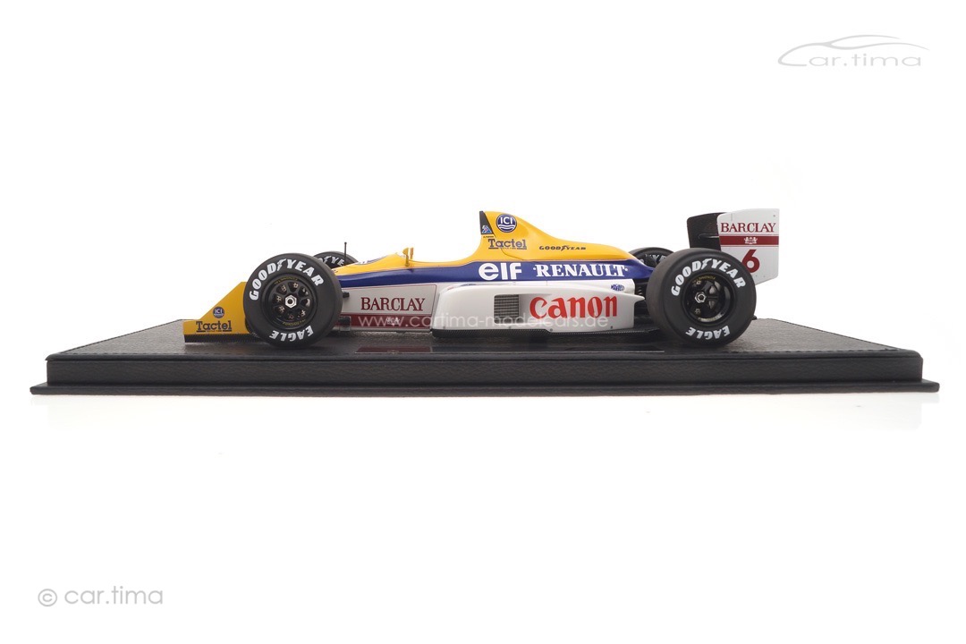 Williams FW12 GP 1989 Riccardo Patrese inkl. Vitrine GP Replicas 1:18 GP108B