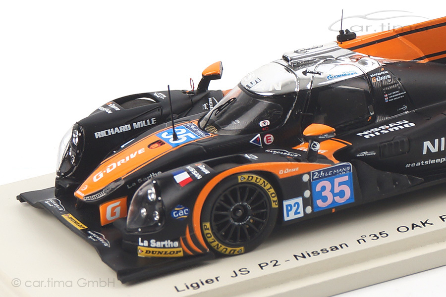 Ligier JS P2-Nissan 24h Le Mans 2014 Brundle/Mardenborough/Shulzhitskiy Spark 1:43 S4216