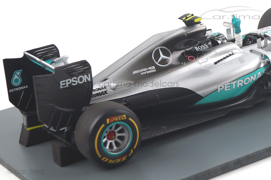 Mercedes-AMG F1 W07 GP Abu Dhabi World Champion 2016 Nico Rosberg Spark 1:18 18S250 Mercedes-AMG F1 W07 GP Abu Dhabi World Champion 2016 Nico Rosberg Spark 1:18 18S250