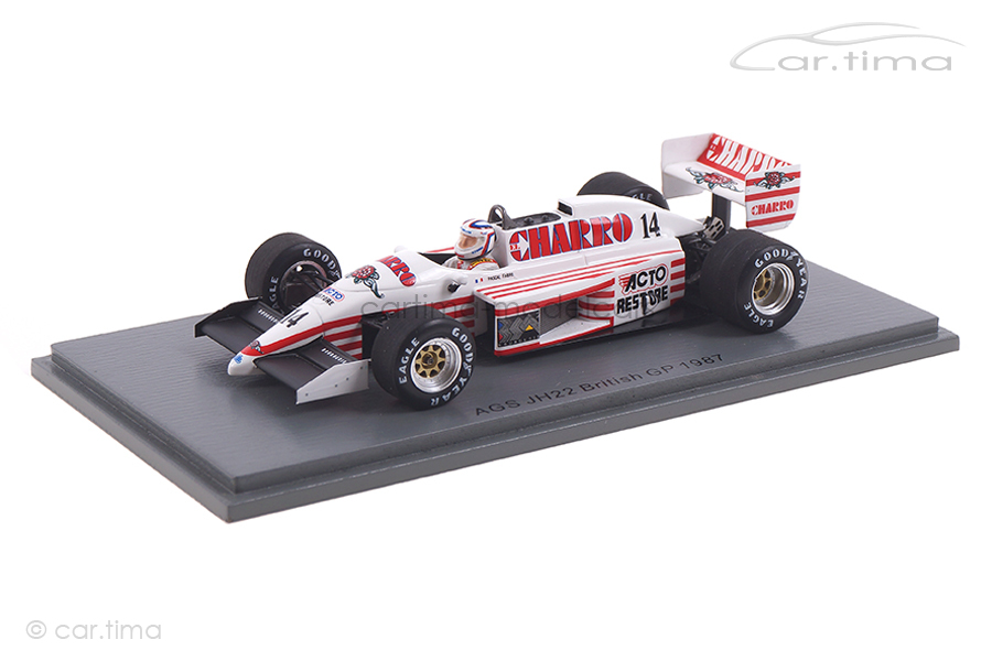 AGS JH22 GP Großbritannien 1987 Pascal Fabre Spark 1:43 S7235