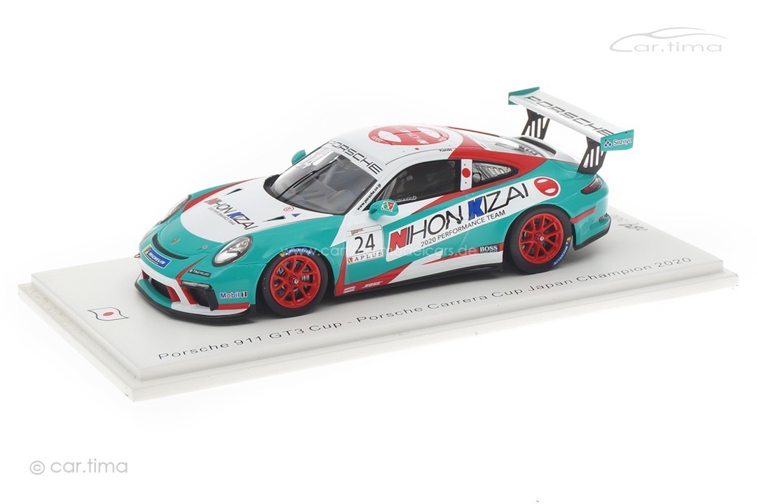Porsche 911 GT3 Cup Porsche Carrera Cup Japan Champion 2020 Tsubasa Kondo Spark 1:43 SJ099