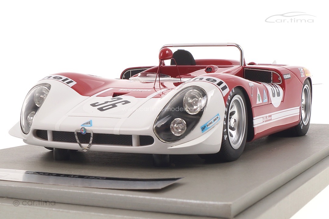Alfa Romeo 33.3 Long Tail 24h Le Mans 1970 De Adamich/Courage Tecnomodel 1:18 TM18-27B