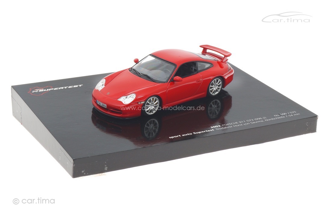 Porsche 911 (996 II) GT3 25th Anniversary 1999-2024 Indischrot Minichamps 1:43 400062027 Porsche 911 (996 II) GT3 25th Anniversary 1999-2024 Indischrot Minichamps 1:43 400062027