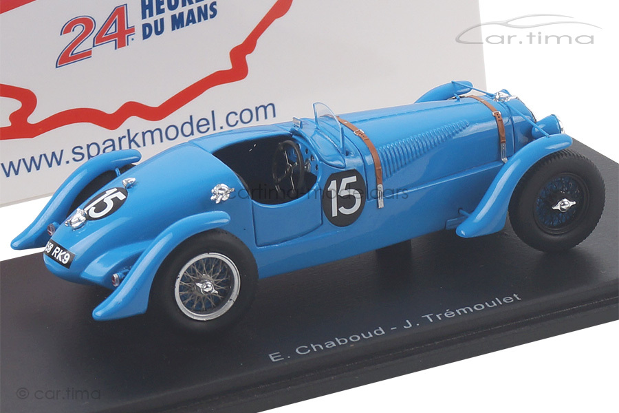 Delahaye 135 CS Winner 24h Le Mans 1938 Chaboud/Trémoulet Spark 1:43 43LM38 Delahaye 135 CS Winner 24h Le Mans 1938 Chaboud/Trémoulet Spark 1:43 43LM38