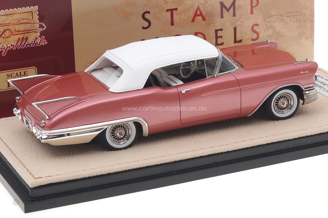 Cadillac Eldorado Biarritz 1957 Dusty Rose met. Stamp Models 1:43 STM57014 Cadillac Eldorado Biarritz 1957 Dusty Rose met. Stamp Models 1:43 STM57014