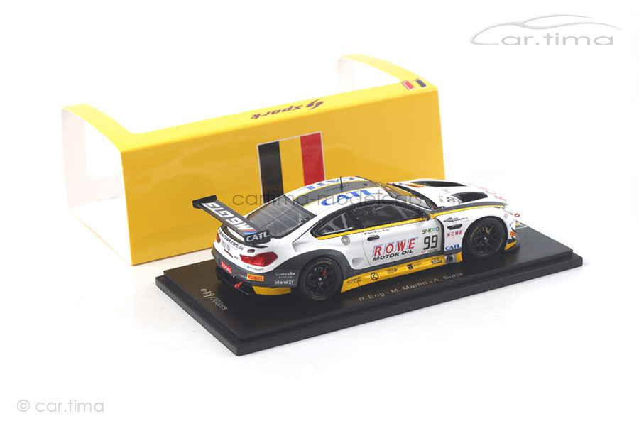 BMW M6 GT3 24h Spa 2017 Eng/Martin/Sims Spark 1:43 SB178 BMW M6 GT3 24h Spa 2017 Eng/Martin/Sims Spark 1:43 SB178