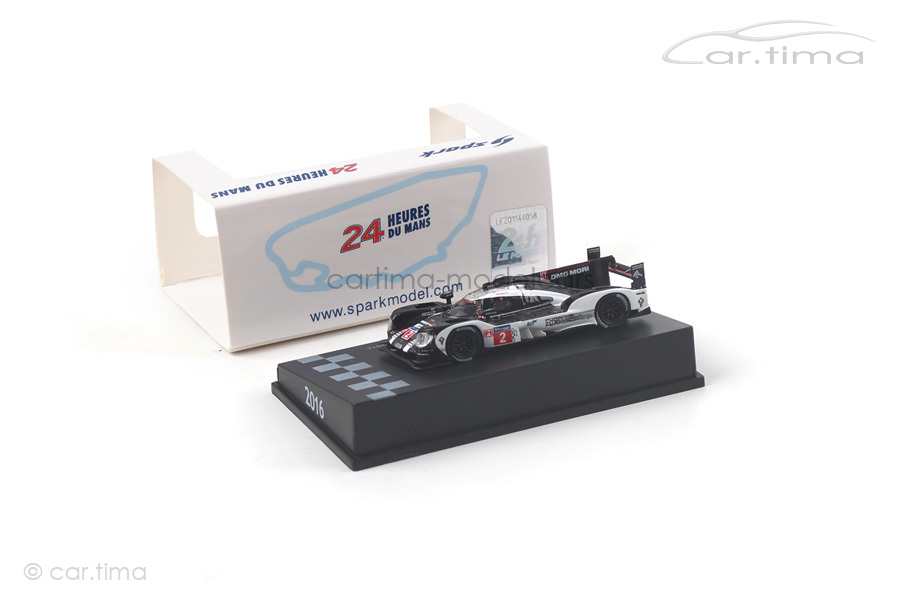 Porsche 919 Hybrid Winner 24h Le Mans 2016 Dumas/Jani/Lieb Spark 1:87 87LM16