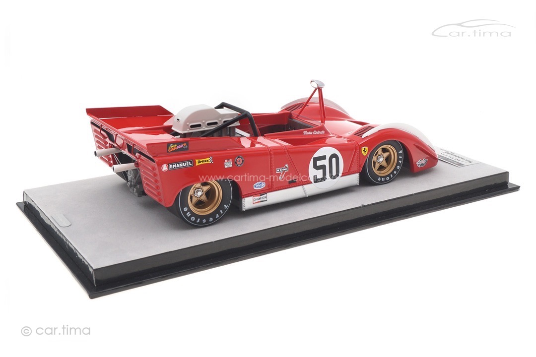 Ferrari 712 Can-Am Watkins Glen 1971 Mario Andretti Tecnomodel 1:18 TM18-225B