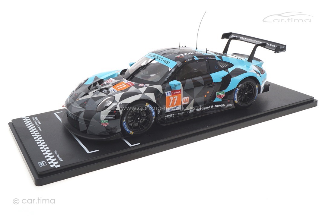 Porsche 911 RSR Winner LMGTE-Am 24h LeMans 2018 Campbell/Ried/Andlauer IXO 1:18 LEGT18007 Porsche 911 RSR Winner LMGTE-Am 24h LeMans 2018 Campbell/Ried/Andlauer IXO 1:18 LEGT18007