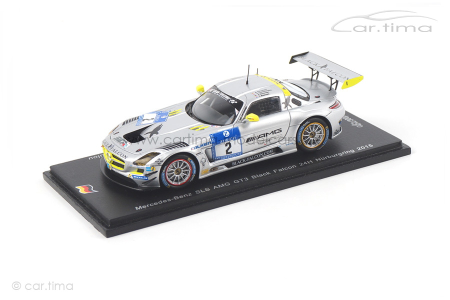 Mercedes-Benz SLS AMG GT3 24h Nürburgring 2015 Black Falcon Spark 1:43 SG208