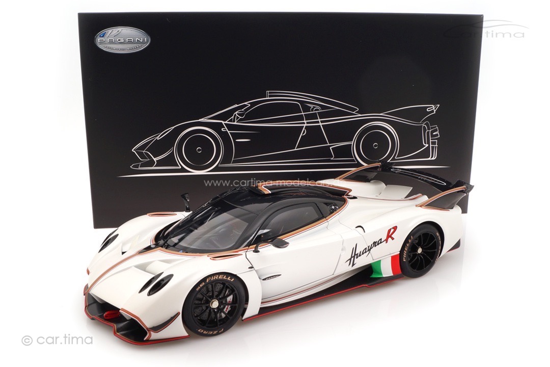 Pagani Huayra R pearl white LCD Models 1:18 LCD18012-PW