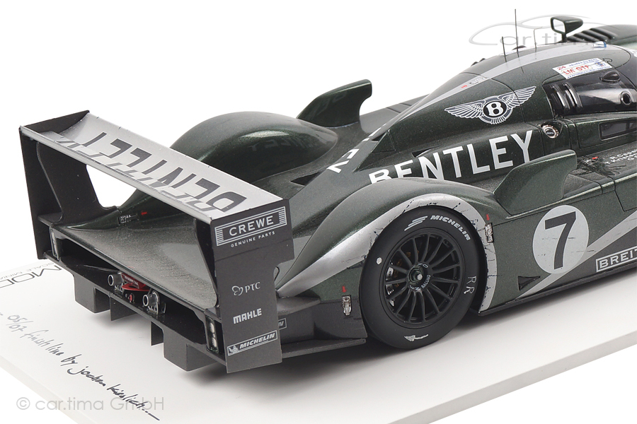Bentley Speed 8 Winner 24h Le Mans 2003 1 of 7 car.tima FINISH LINE 1:18