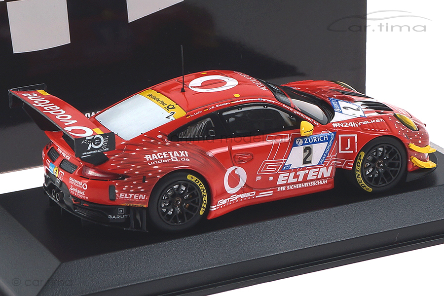 Porsche 911 (991) GT3 R 24h Nürburgring 2018 Boeckmann/Jans/Slooten/Luhr Minichamps 1:43 